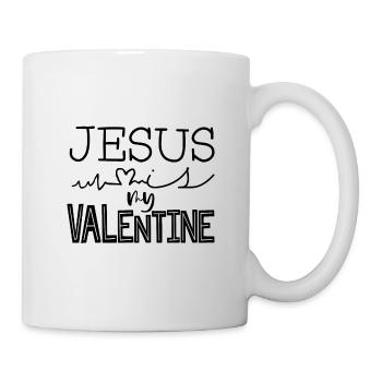 Christian Gift Jesus is My Valentine Gifts for - Mug - white - Right