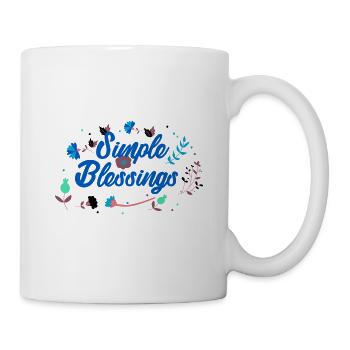 Christianity Gift Simple Blessings Christian Gifts - Mug - white - Right