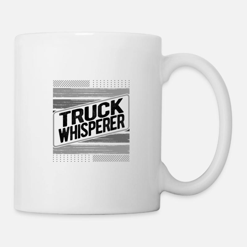 LKW Flüsterer Geschenk LKW Fahrer Geschenke LKW - Tasse - Weiß