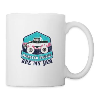 Monster Trucks are My Jam Monster Truck Lover - Mug - white - Right