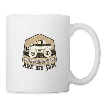 Trucker Gifts Monster Trucks are My Jam Monster - Mug - white - Right