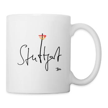 Stuttgart - Tasse - Weiß - Rechts
