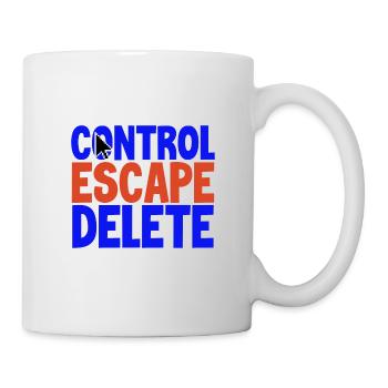 Anti Harassment Control Escape Delete Anti - Mug - white - Right