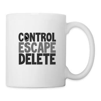 Anti Harassment Control Escape Delete Anti - Mug - white - Right