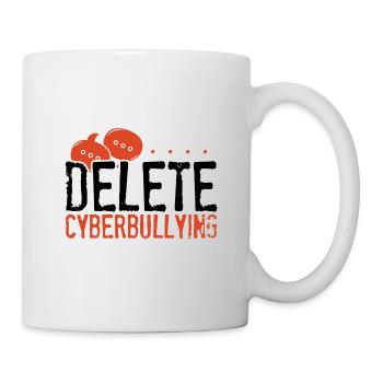 Anti Bullying Gifts Delete Cyberbullying Gift - Mug - white - Right