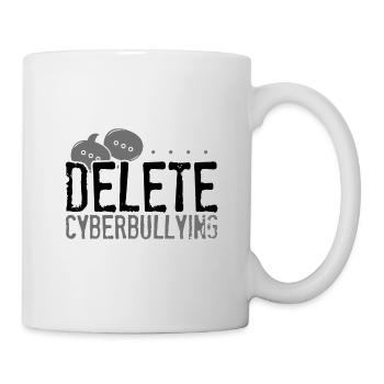 Anti Bullying Gifts Delete Cyberbullying Gift Idea - Mug - white - Right