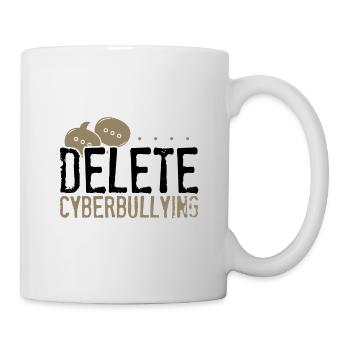 Anti Bullying Gifts Delete Cyberbullying Gifts - Mug - white - Right