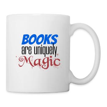 Cadeaux d’amoureux des livres Les livres sont un lecteur magique unique - Mug blanc - blanc - Droite