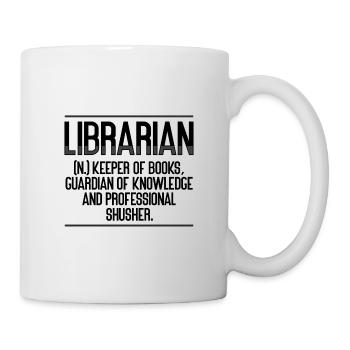 Bibliothécaire Idées Cadeaux Gardien des Livres Gardien de - Mug blanc - blanc - Droite
