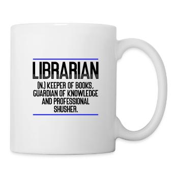 Bibliothécaire Cadeaux Gardien des Livres Gardien de - Mug blanc - blanc - Droite