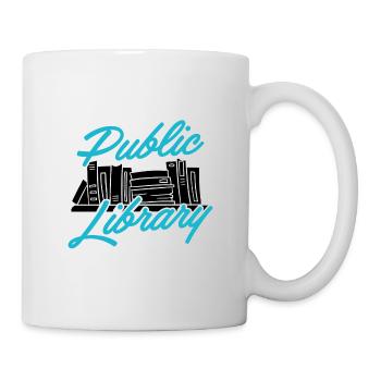 Librarian Gift Public Library Book Lover Gift - Mug - white - Right