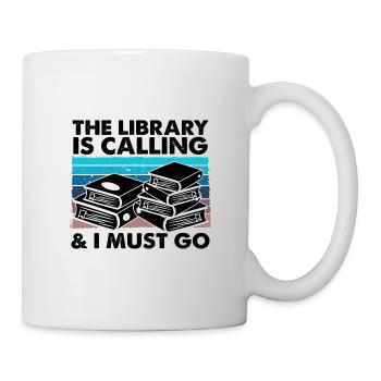 Bibliothécaire Bibliothèque cadeau Appel doit aller amateur de livres - Mug blanc - blanc - Droite