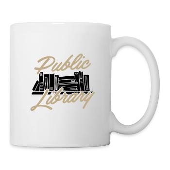Librarian Gift Public Library Book Lover Gifts - Mug - white - Right