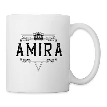 Amira Name - Tasse - Weiß - Rechts