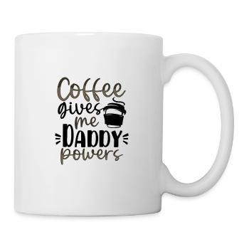 Dad Gifts Coffee Gives Me Daddy Powers Coffee - Mug - white - Right