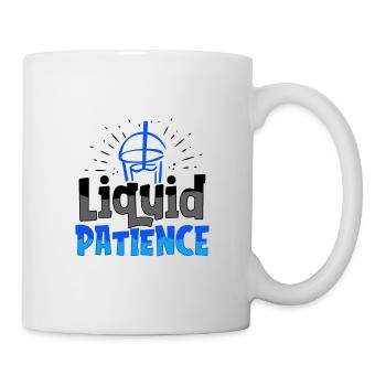 Caffeine Lover Gift Liquid Patience Coffee - Mug - white - Right