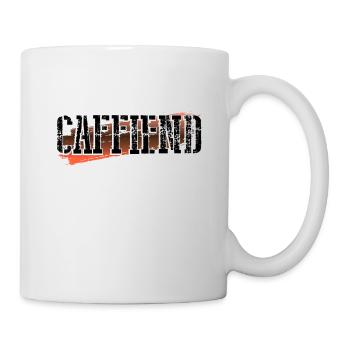 Cadeau Amateur de café Caffiend Coffee Addict Cadeaux - Mug blanc - blanc - Droite