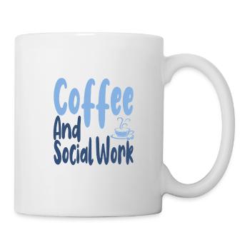 Boire du café Travailleur social Gift Café et - Mug blanc - blanc - Droite