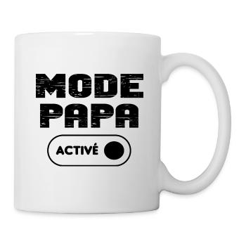 Mode papa activé - Mug blanc - blanc - Droite