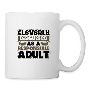 Sarcastic Cleverly Disguised as Responsible Adult - Mug - white - Right