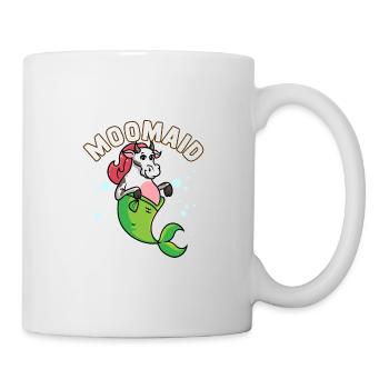 Moomaid Funny Cow Mermaid Sarcasm Gift - Mug - white - Right