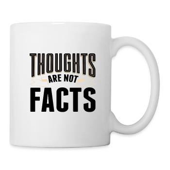 Sarcastic Thoughts are Not Facts Sarcasm Gift Idea - Mug - white - Right