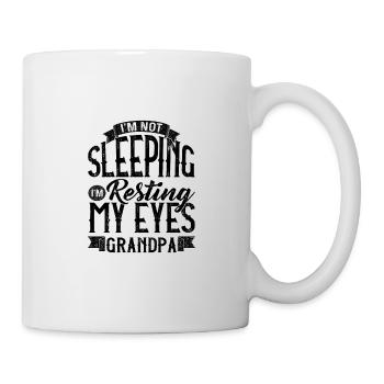 Grandfather Gift Not Sleeping Resting My Eyes - Mug - white - Right