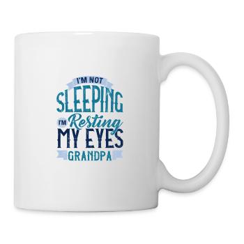 Grandfather Gift Not Sleeping Resting My Eyes - Mug - white - Right