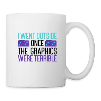 Le cadeau du joueur est sorti une fois que les graphismes ont été - Mug blanc - blanc - Droite