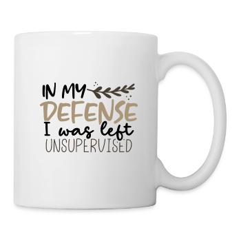 Sarcastic In My Defense Left Unsupervised Sarcasm - Mug - white - Right