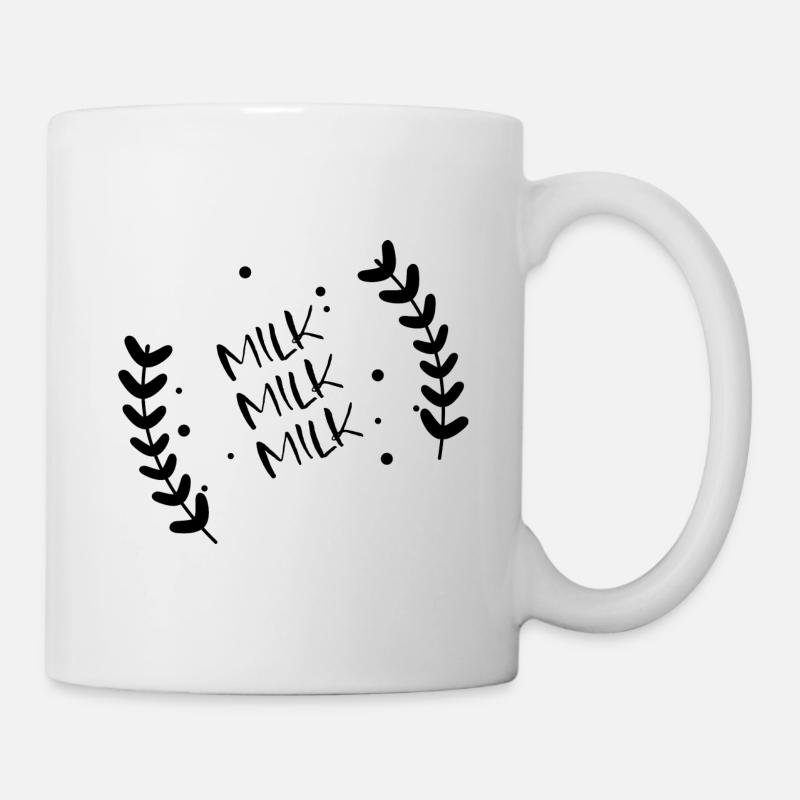 milk milk milk - Mug - white
