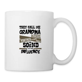 Grand-mère Cadeaux Partenaire dans le crime Mauvaise influence - Mug blanc - blanc - Droite