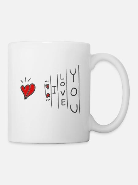 Love - Tasse - Weiß