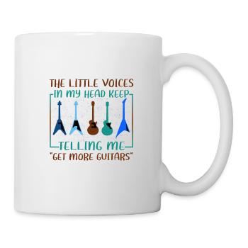 Guitarist Gifts Little Voice in Head Telling Me - Mug - white - Right