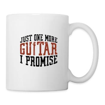 Guitarist Gift Just One More Guitar I Promise - Mug - white - Right