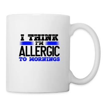 Sarcastique allergique aux cadeaux sarcastiques du matin - Mug blanc - blanc - Droite