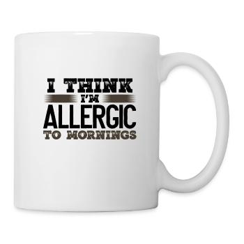 Sarcastique allergique au sarcasme du matin Idée cadeau - Mug blanc - blanc - Droite