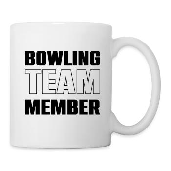 Bowling Team - Tasse - Weiß - Rechts
