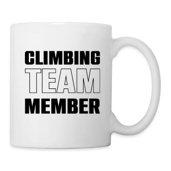 Climbing Team - Tasse - Weiß - Rechts