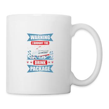 Cruise Humor Warning I Brought the Drink Package - Mug - white - Right
