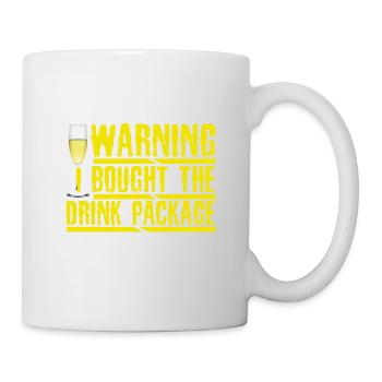 Cruise Humor Warning I Brought the Drink Package - Mug - white - Right
