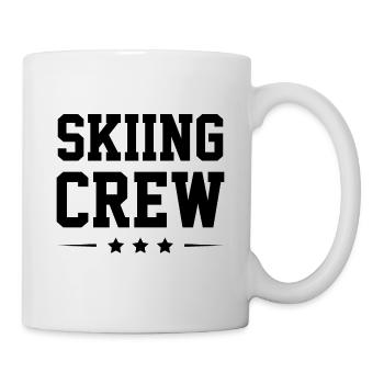 Équipe de ski - Mug blanc - blanc - Droite