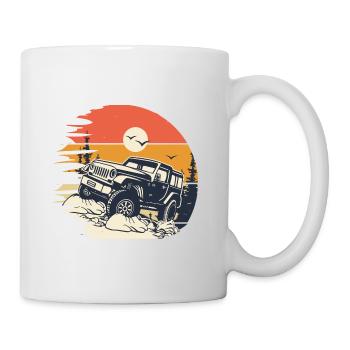 4x4 offroad 4X4 humour off road - Mug blanc - blanc - Droite