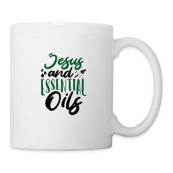 Don chrétien Jésus et dons d’huiles essentielles - Mug blanc - blanc - Droite