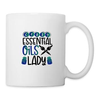 Crazy Essential Oils Lady Gifts Essential Oils - Mug - white - Right