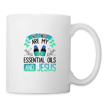 Christian EO Practitioner Gifts All I Need - Mug - white - Right