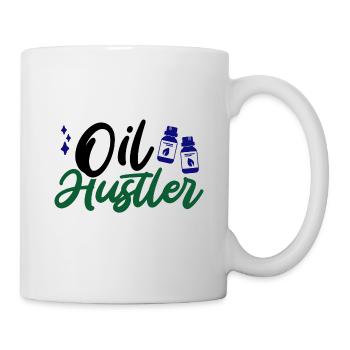 Oil Hustler Gift Fun Huiles essentielles Cadeau - Mug blanc - blanc - Droite