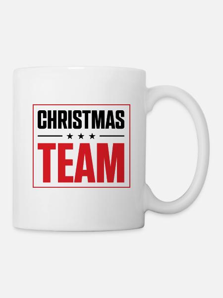 Christmas Team - Tasse - Weiß