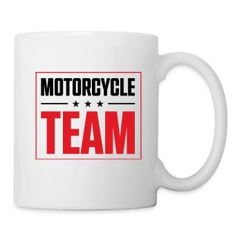 Équipe moto - Mug blanc - blanc - Droite