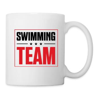 Swimming Team - Tasse - Weiß - Rechts